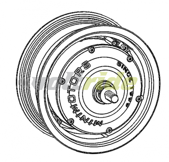 Dualtron Ultra 2, Ultra, Thunder Front Motor Assembly